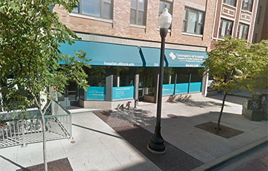 Exterior of University Village Clinic Maxwell Street 