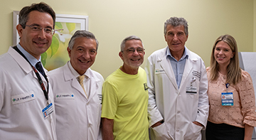 Dr. Pierpaolo Di Cocco, Dr. Enrico Benedetti, Edward “Ed” Augustin III, Dr. Lorenzo Gallon, and Jamie Ghafari 