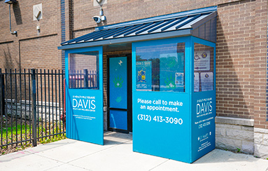 Exterior of the Davis Health and Wellness Center