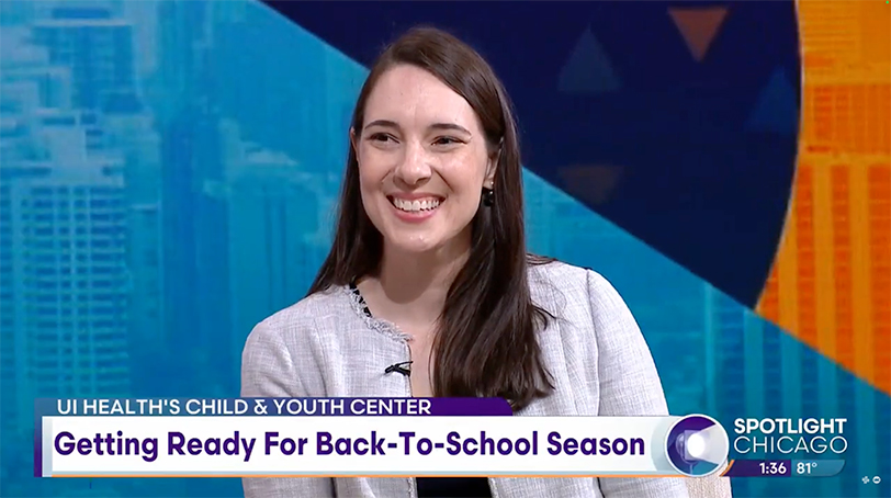Jalene Shoener, MD, on Spotlight Chicago.