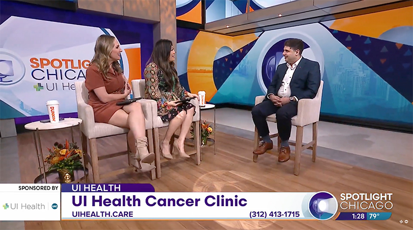 Dr. Carlos Galvez on Spotlight Chicago.